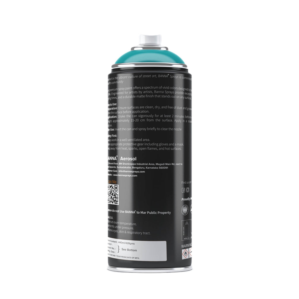 Graffiti Spray Paint Deep Green 400ml Bottle