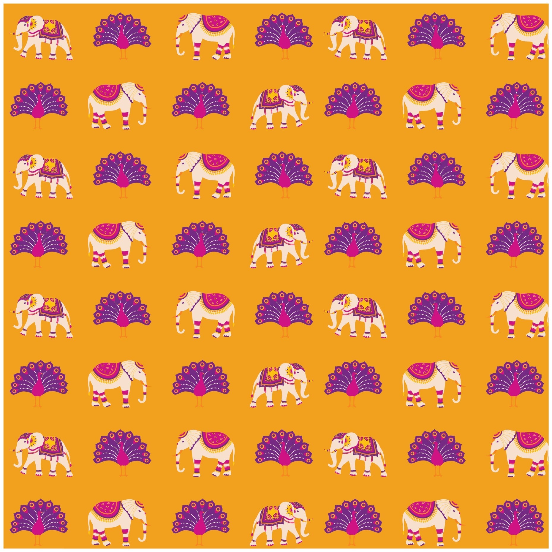 Paper Pack Ethnic Vibes 1Pc, Madhubani 1Pc 12 X 12inch 250gsm 12Sheet
