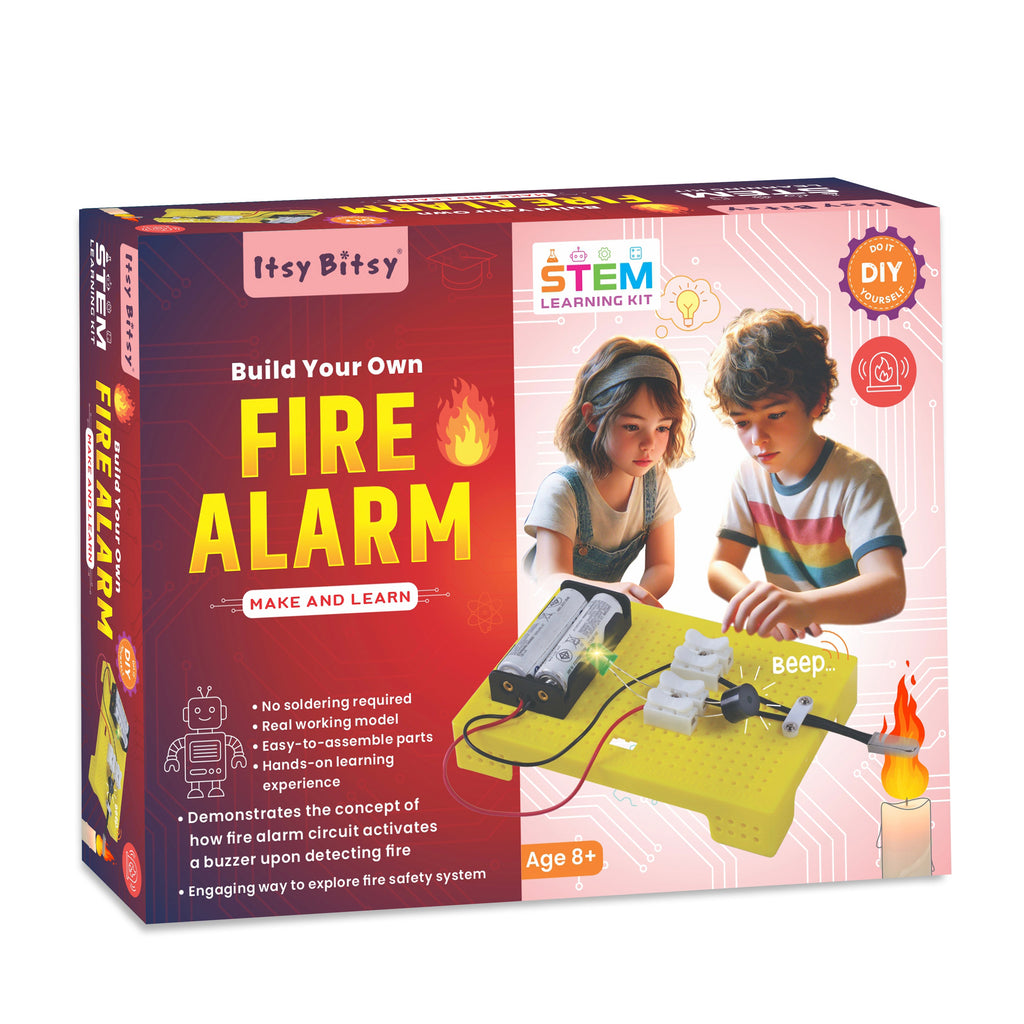 DIY STEM Learning Kit Build Your Own Fire Alarm 1 BOX