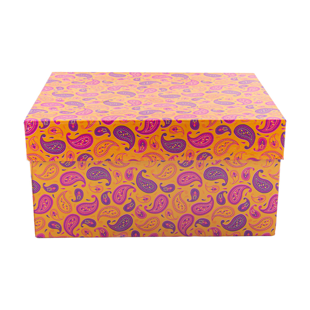 Gift Box Ornate Paisley L21 x W15.5 x D10.5cm 1Box