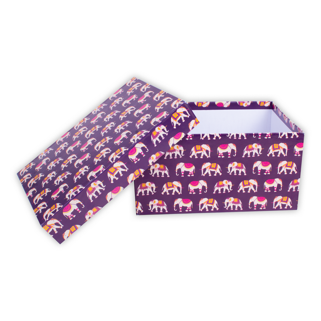Gift Box Elephant Parade L21 X W15.5 X D10.5Cm 1Box
