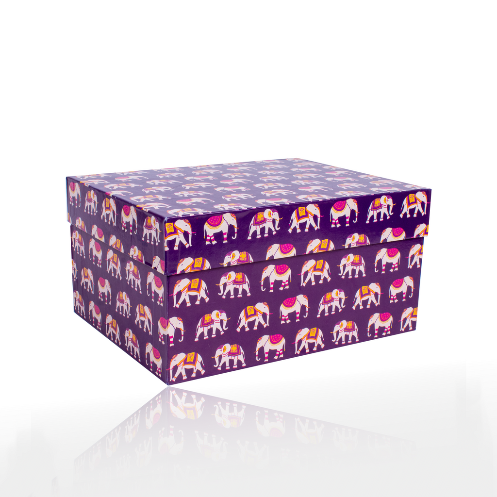 Gift Box Elephant Parade L15.5 X W10.5 X D6.5Cm 1Box