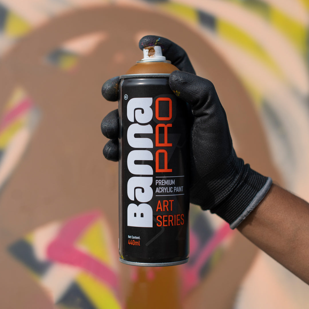 Graffiti Spray Paint Honey Dark 400ml Bottle
