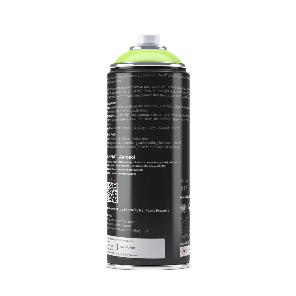 Graffiti Spray Paint Hulk Green 400ml Bottle