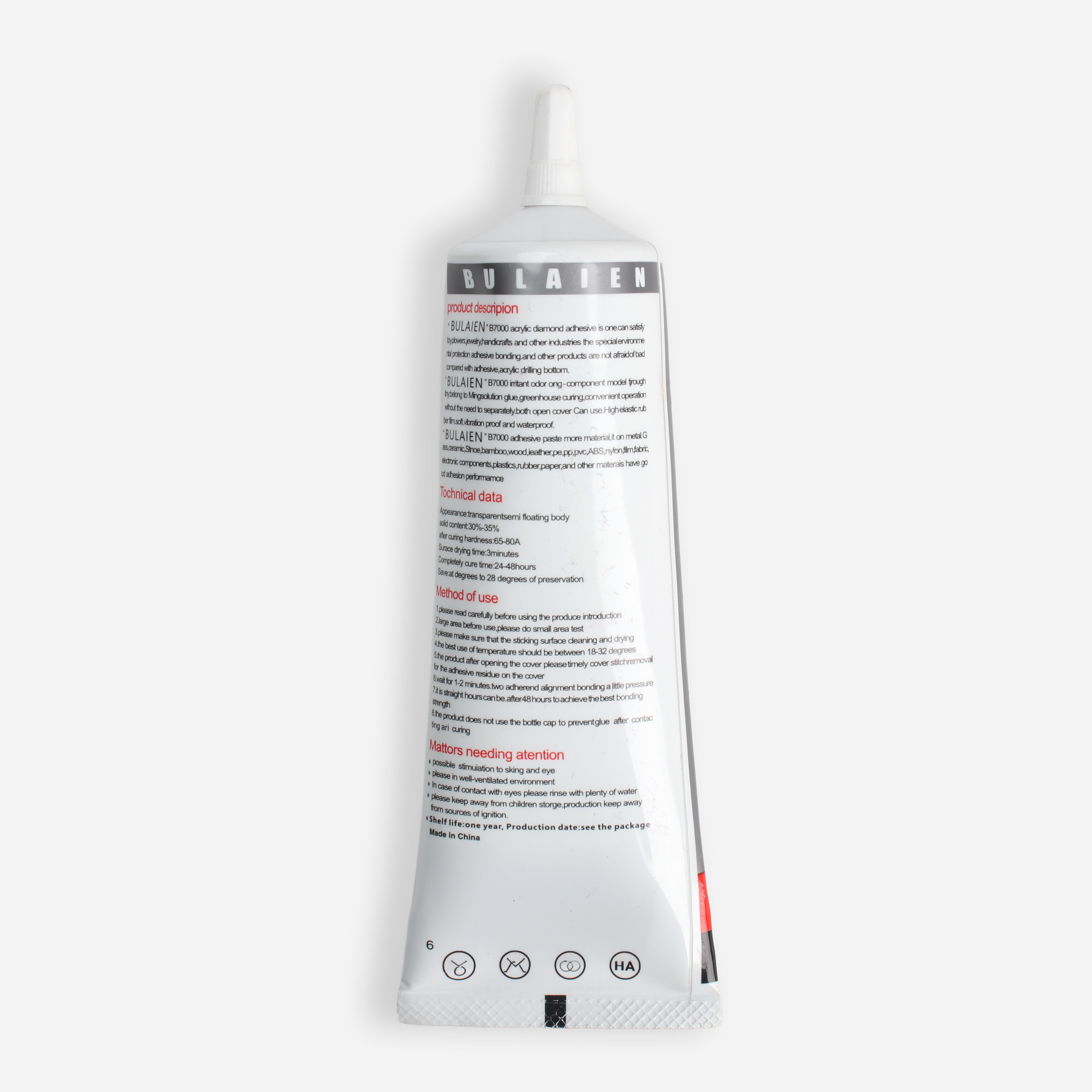 B-7000 Adhesive Multi-Purpose Transparent Glue 110ml