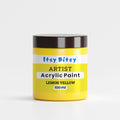 Artists Acrylic Colour Lemon Yellow 100ml Bottle