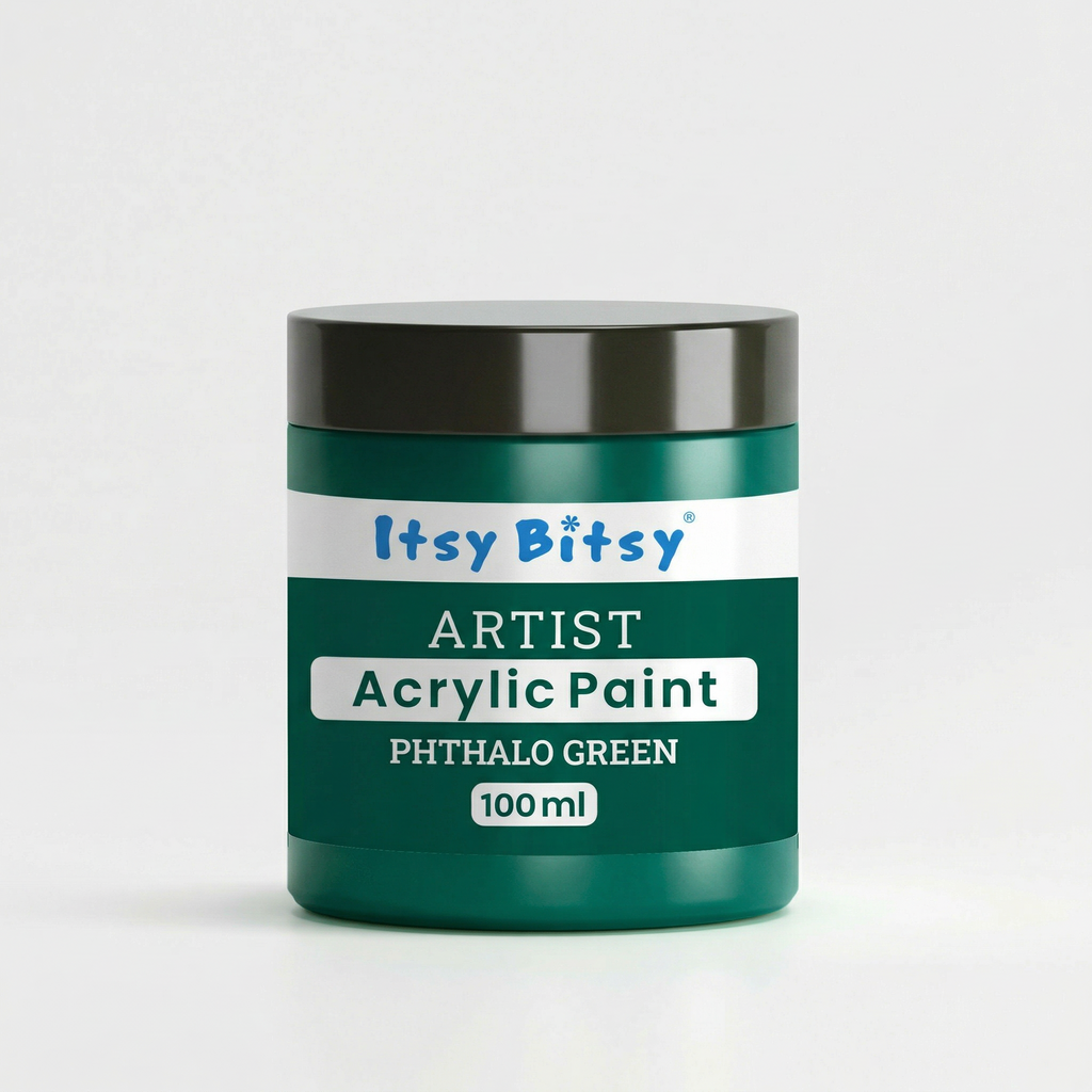Artists Acrylic Colour Phthalo Green 100ml Bottle