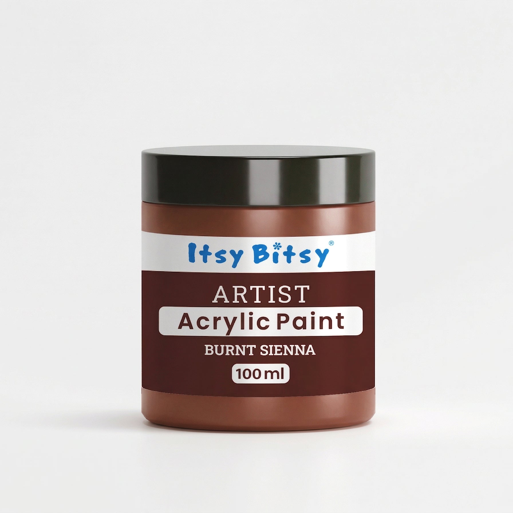 Artists Acrylic Colour Burnt Sienna 100ml Bottle