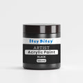Artists Acrylic Colour Black 100ml Bottle
