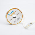 Gold Heart Printed Stain Ribbon Cream Colour 10mm 2mtr