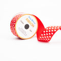Grosgrain Ribbon printed Heart 25mm 2mtr