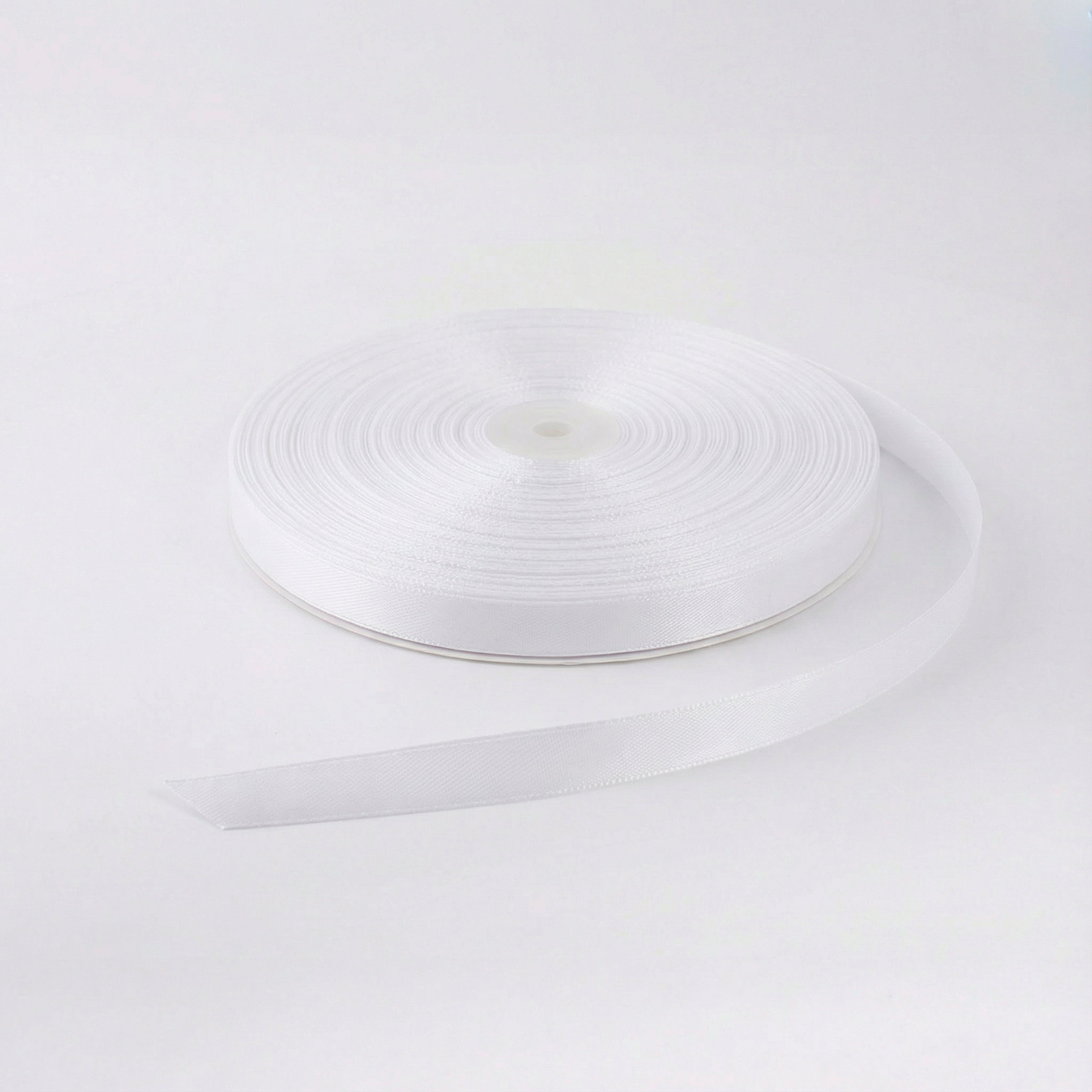 Satin Ribbon 12Mm 150Mtr  White