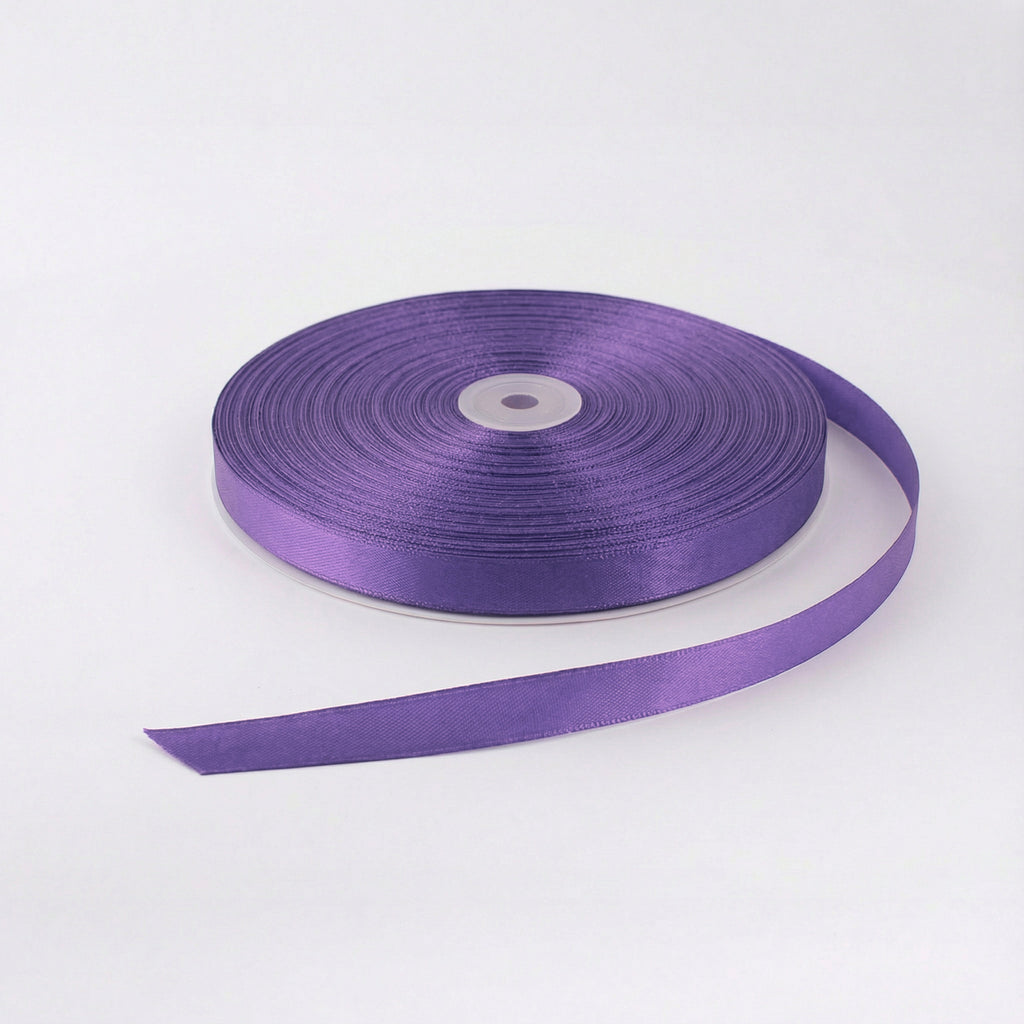 Satin Ribbon 12Mm 150Mtr  Purple