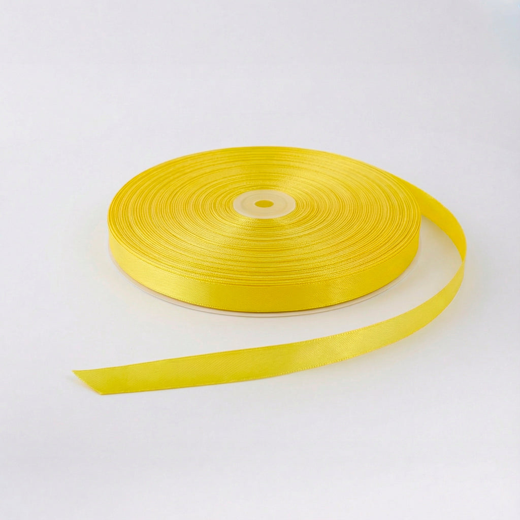 Satin Ribbon 12Mm 150Mtr  Lemon