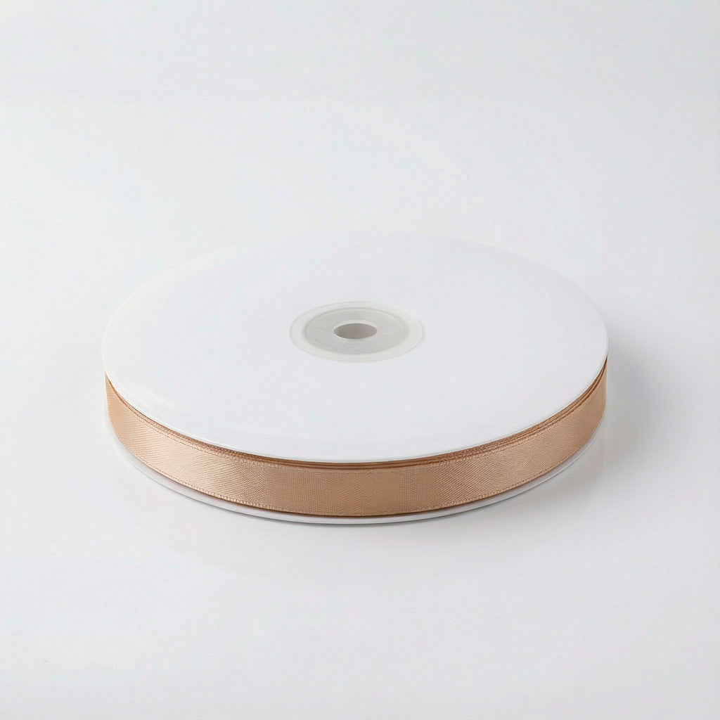 Satin Ribbon 12Mm 150Mtr  Baige