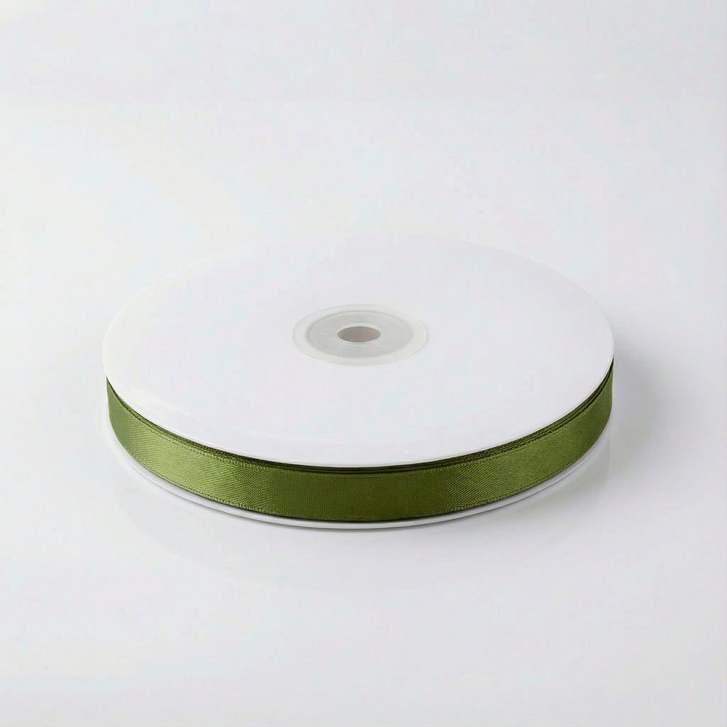 Satin Ribbon 12Mm 150Mtr  Olive Green