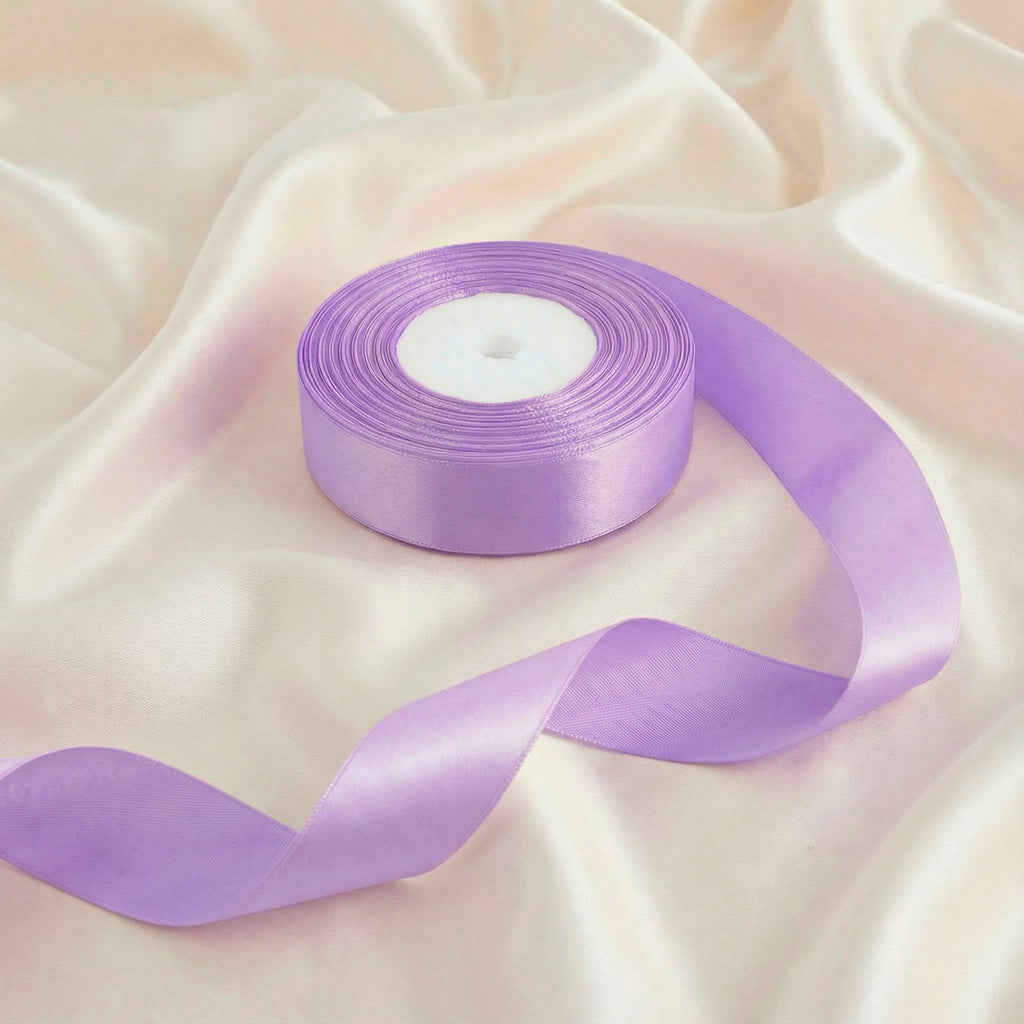 Satin Ribbon 25Mm 50Mtr Purple