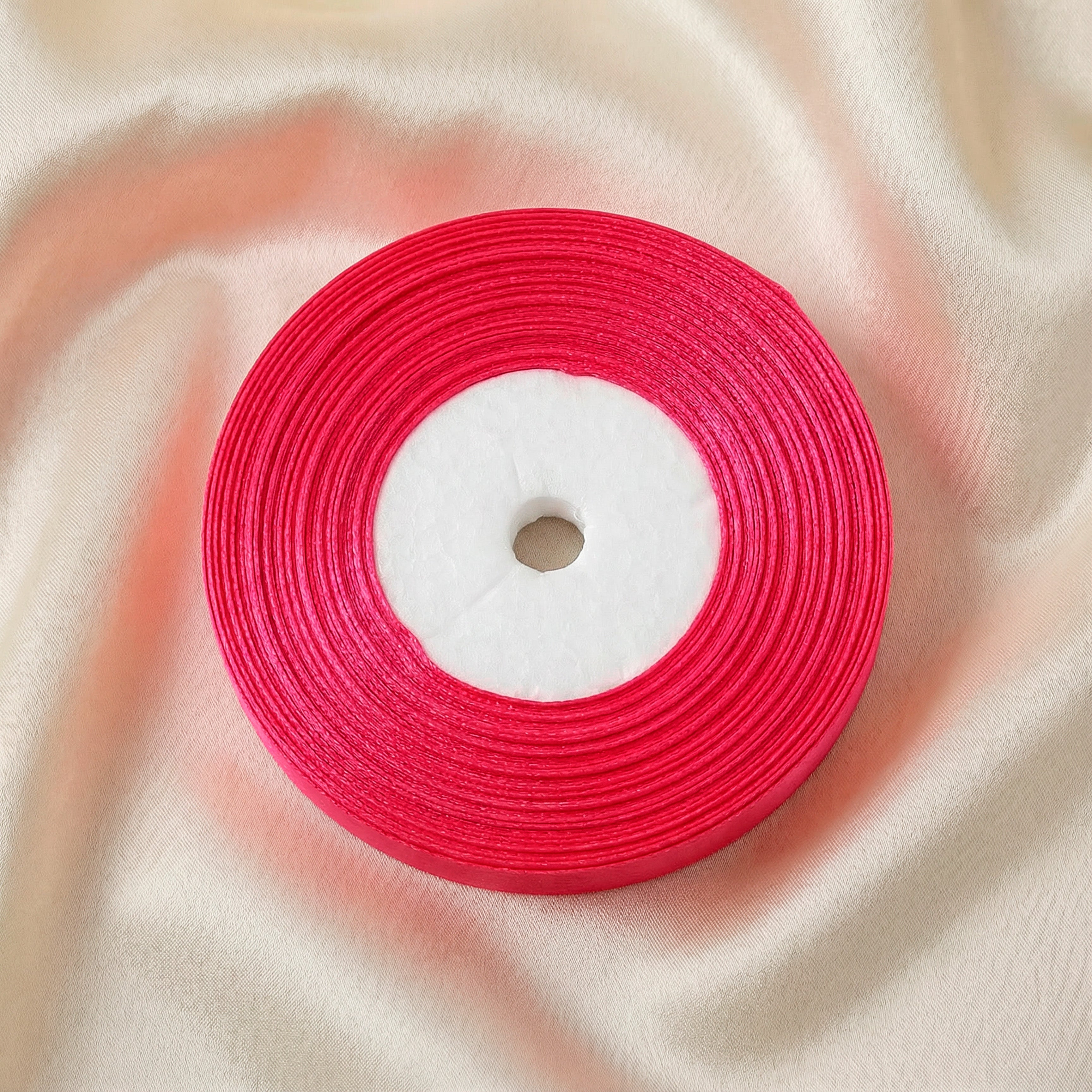 Satin Ribbon 25Mm 50Mtr Hot Pink
