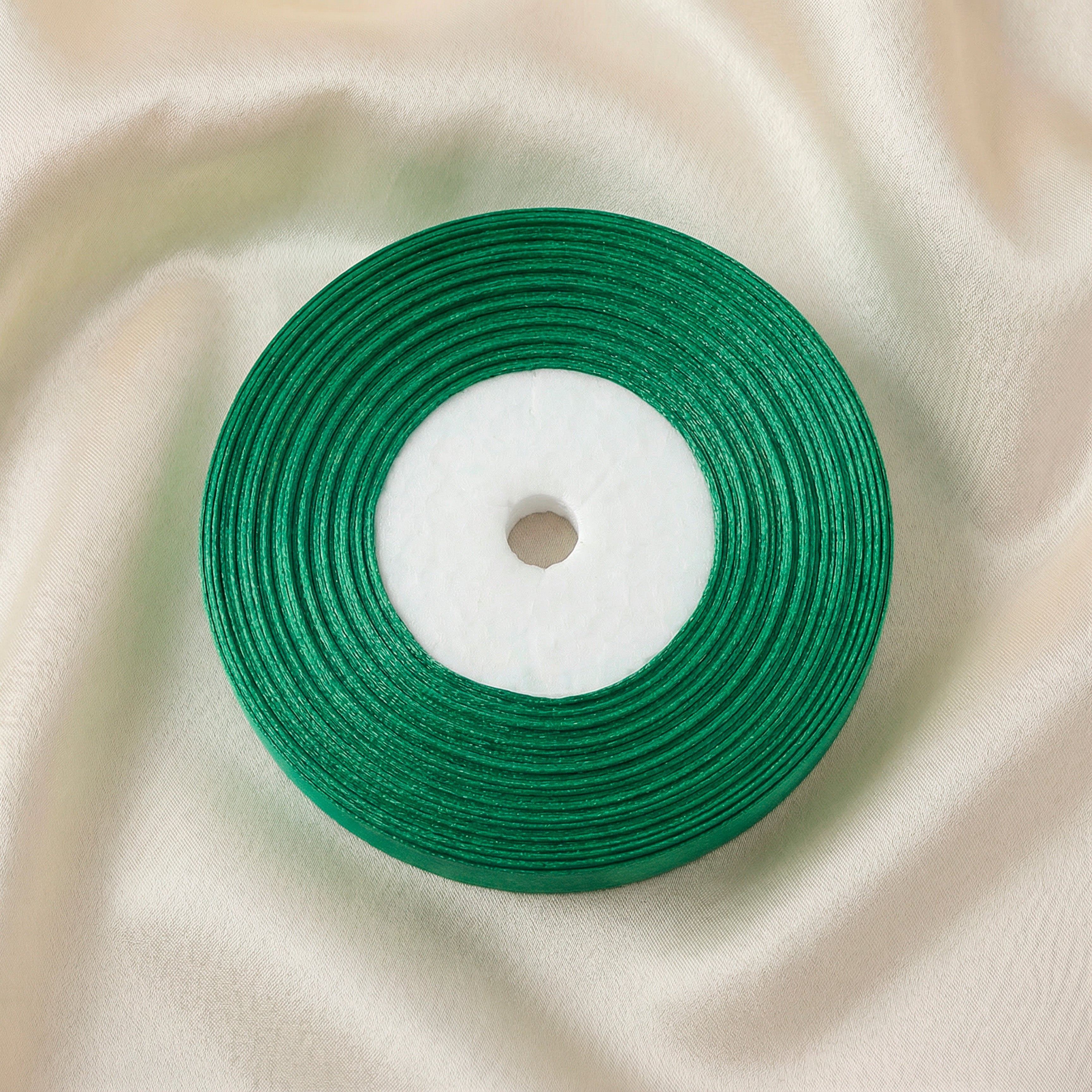 Satin Ribbon 25Mm 50Mtr Green