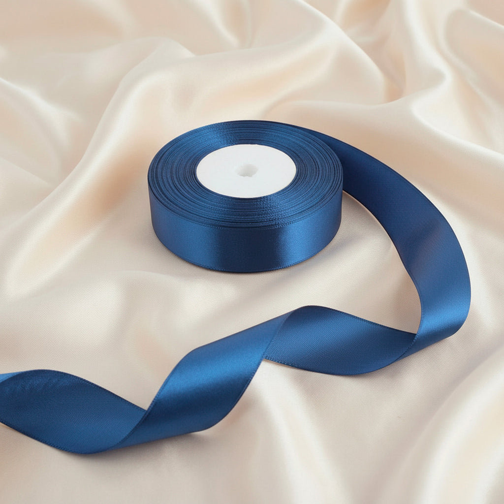 Satin Ribbon 25Mm 50Mtr Baby Blue