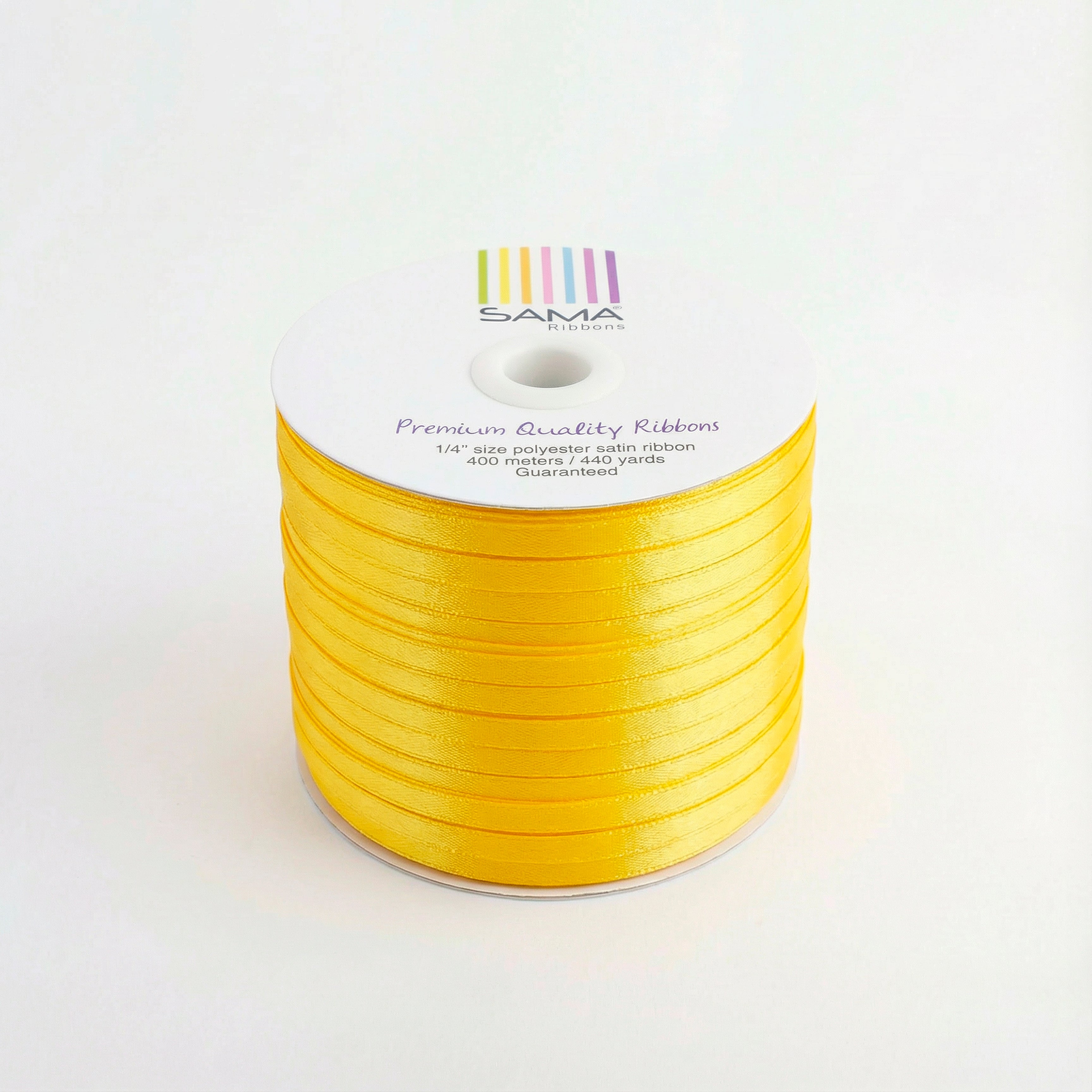 Satin Ribbon 6Mm 400Mtr Lemon