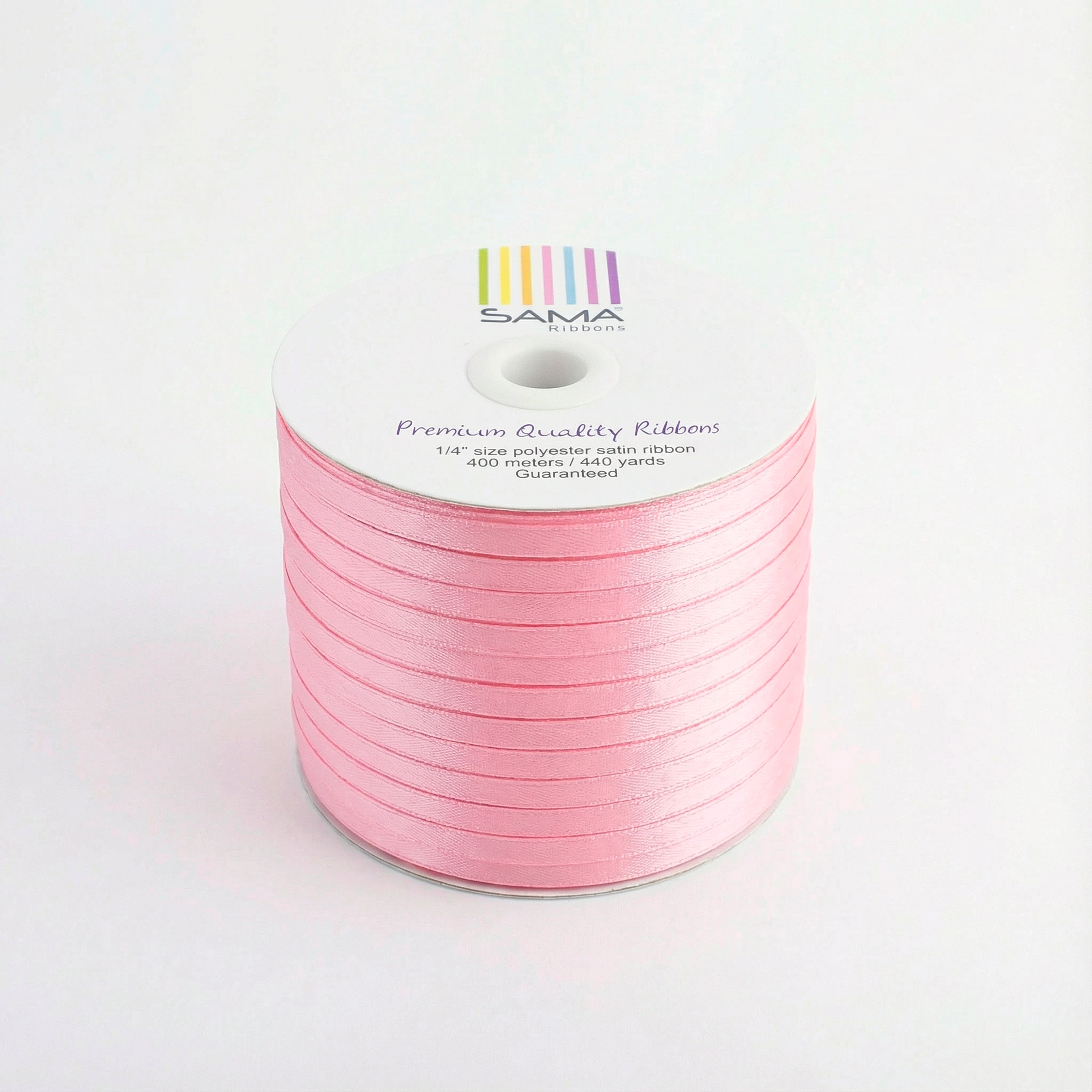 Satin Ribbon 6Mm 400Mtr Baby Pink