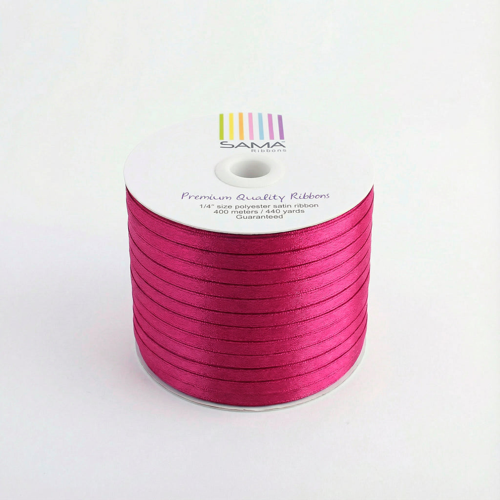 Satin Ribbon 6Mm 400Mtr Hot Pink