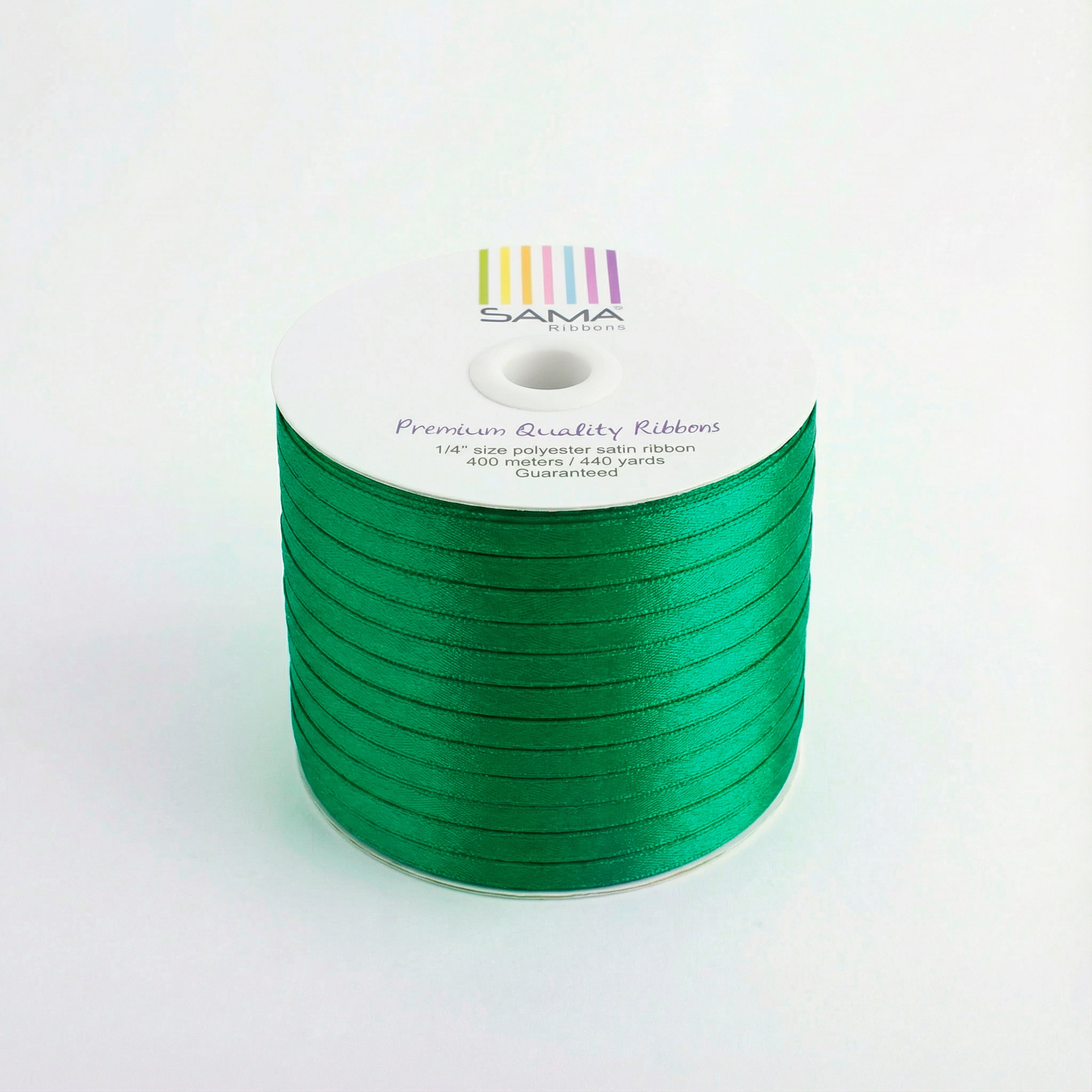 Satin Ribbon 6Mm 400Mtr Green