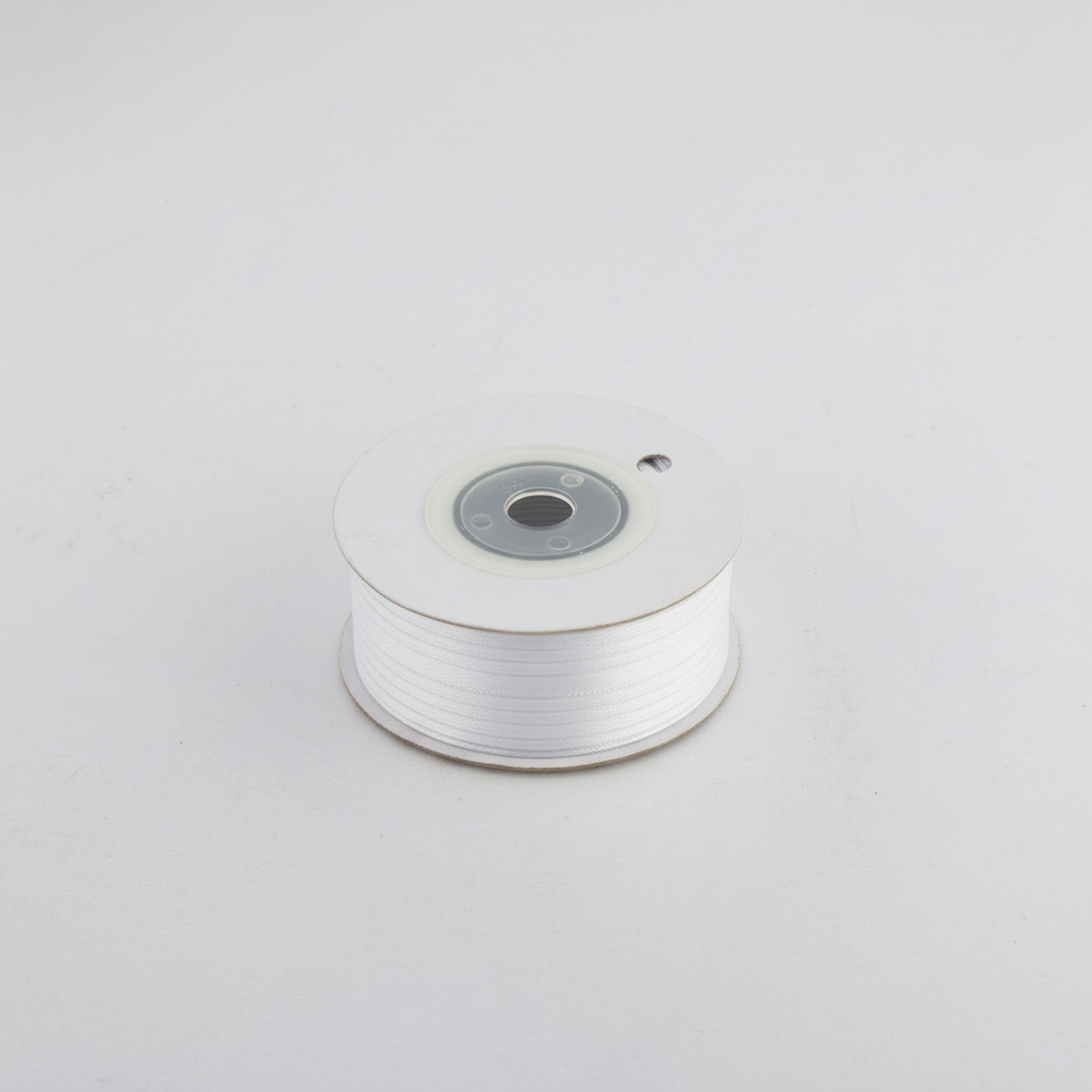 Satin Ribbon 3Mm 60Mtr White