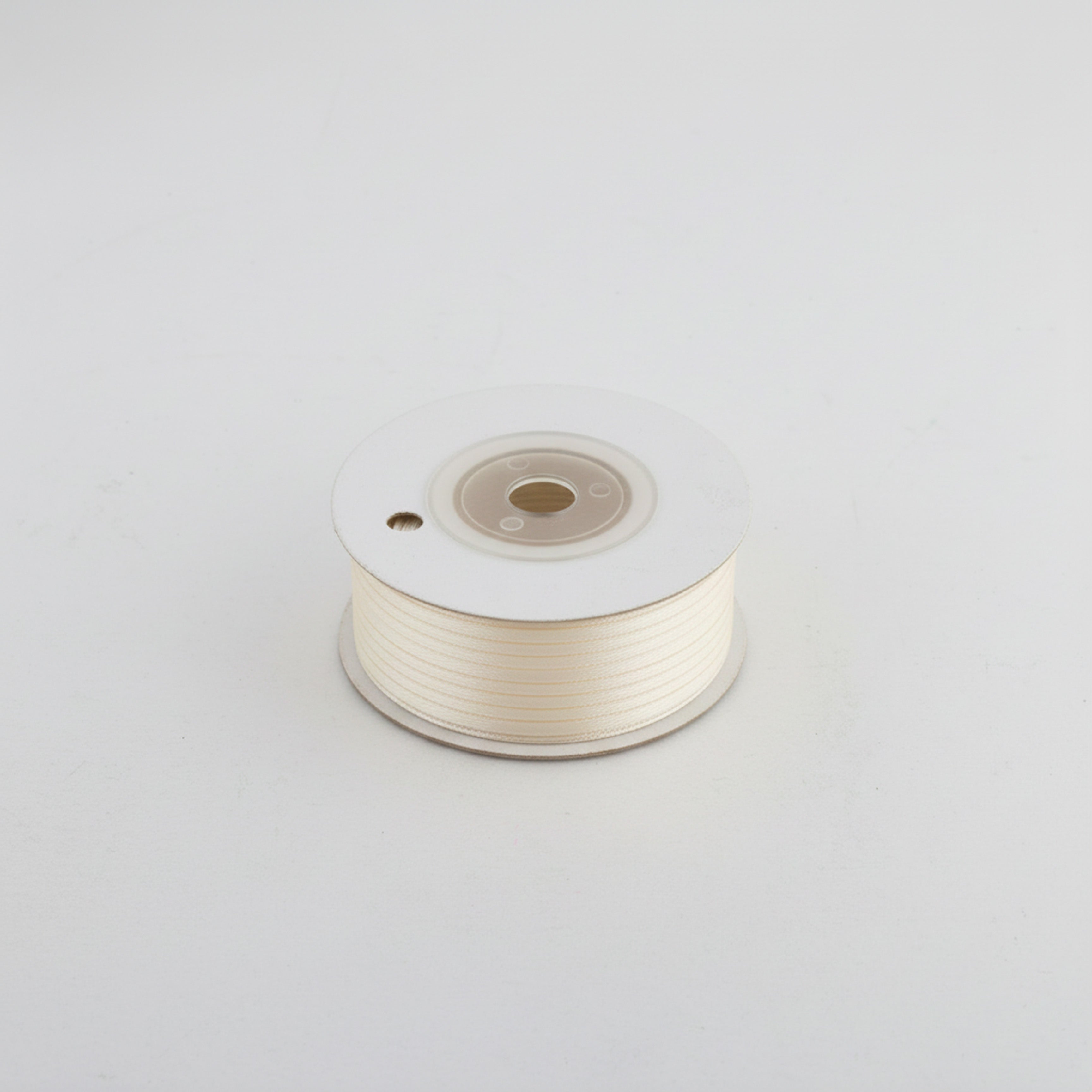 Satin Ribbon 3Mm 60Mtr Off White