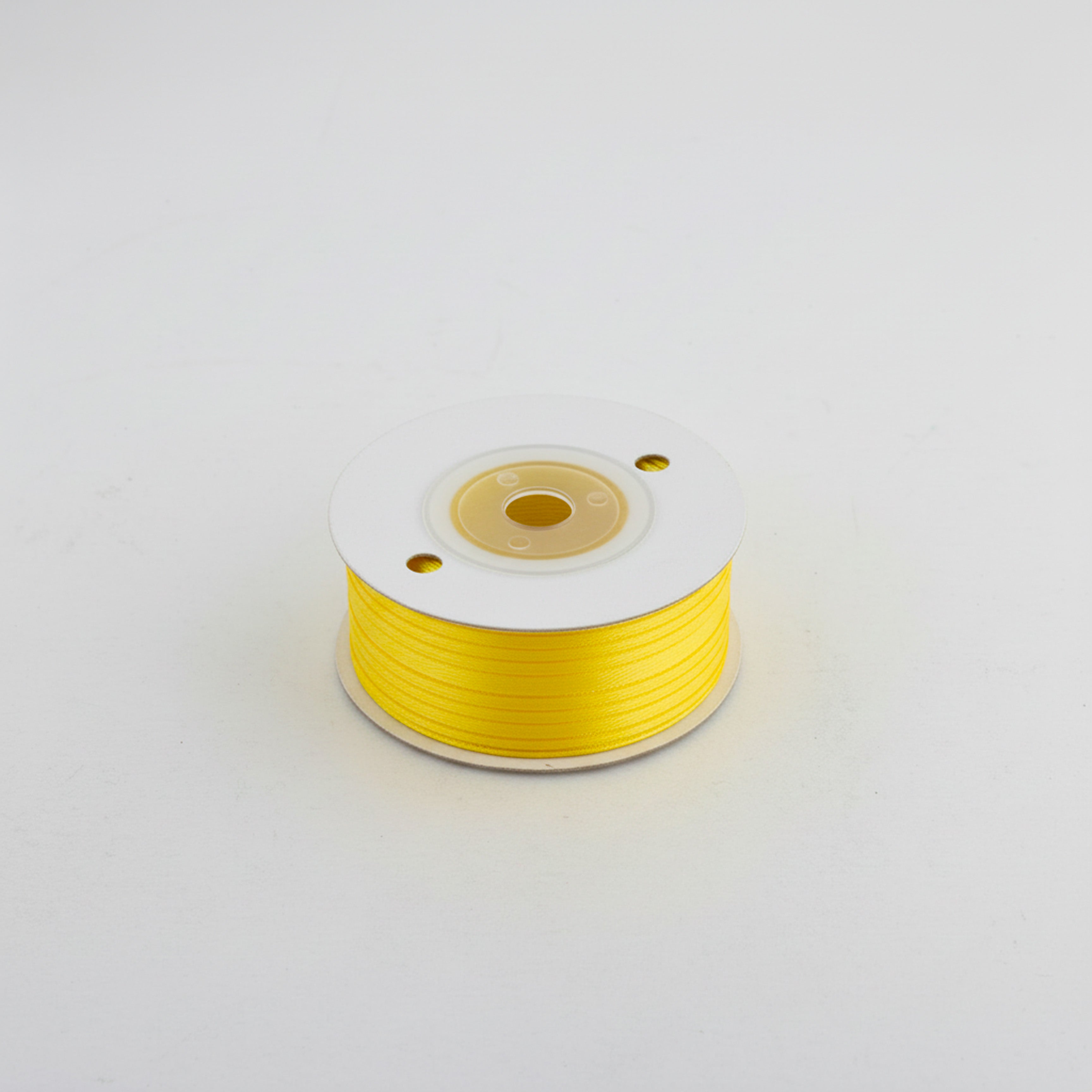 Satin Ribbon 3Mm 60Mtr Lemon