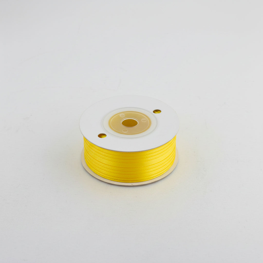 Satin Ribbon 3Mm 60Mtr Lemon