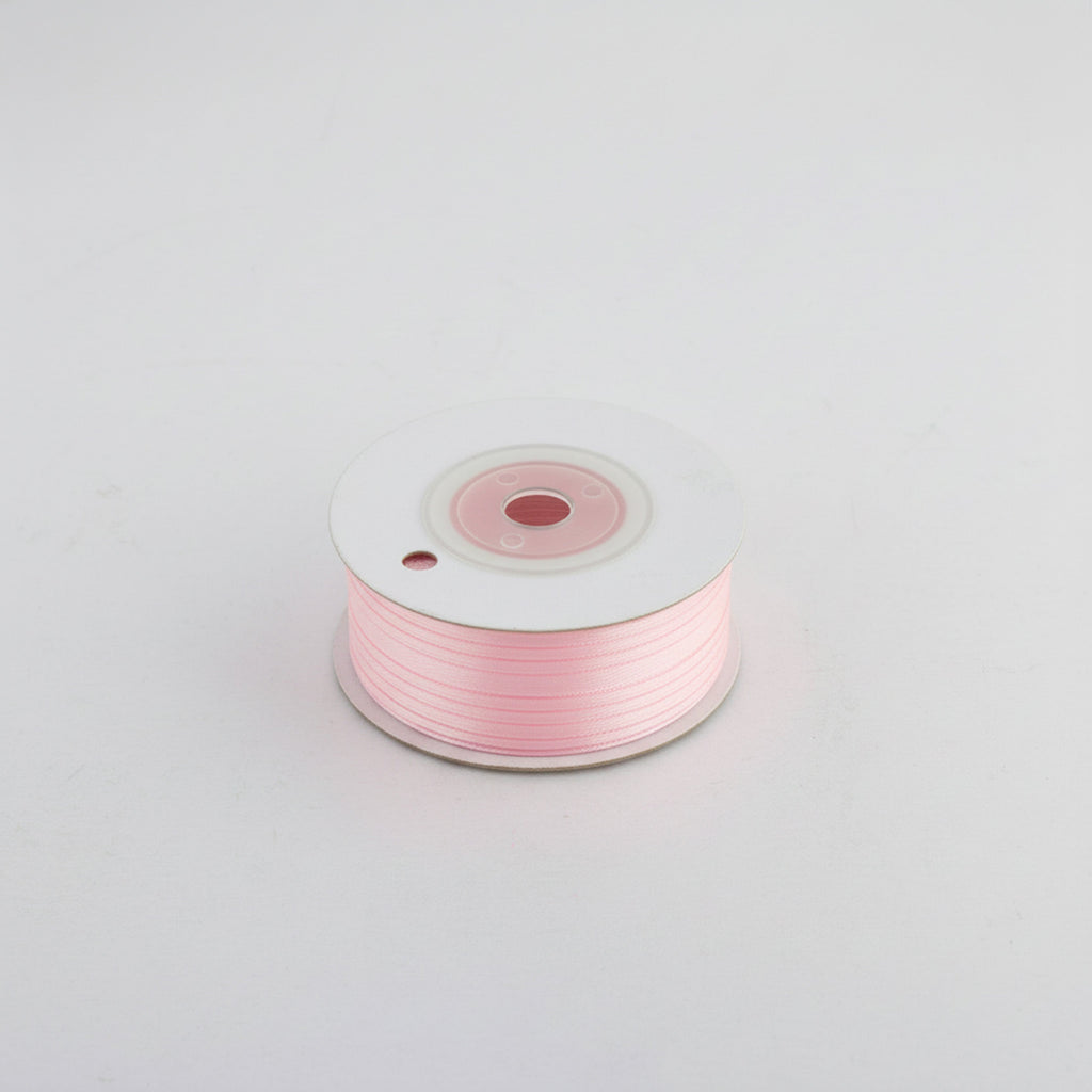 Satin Ribbon 3Mm 60Mtr Baby Pink