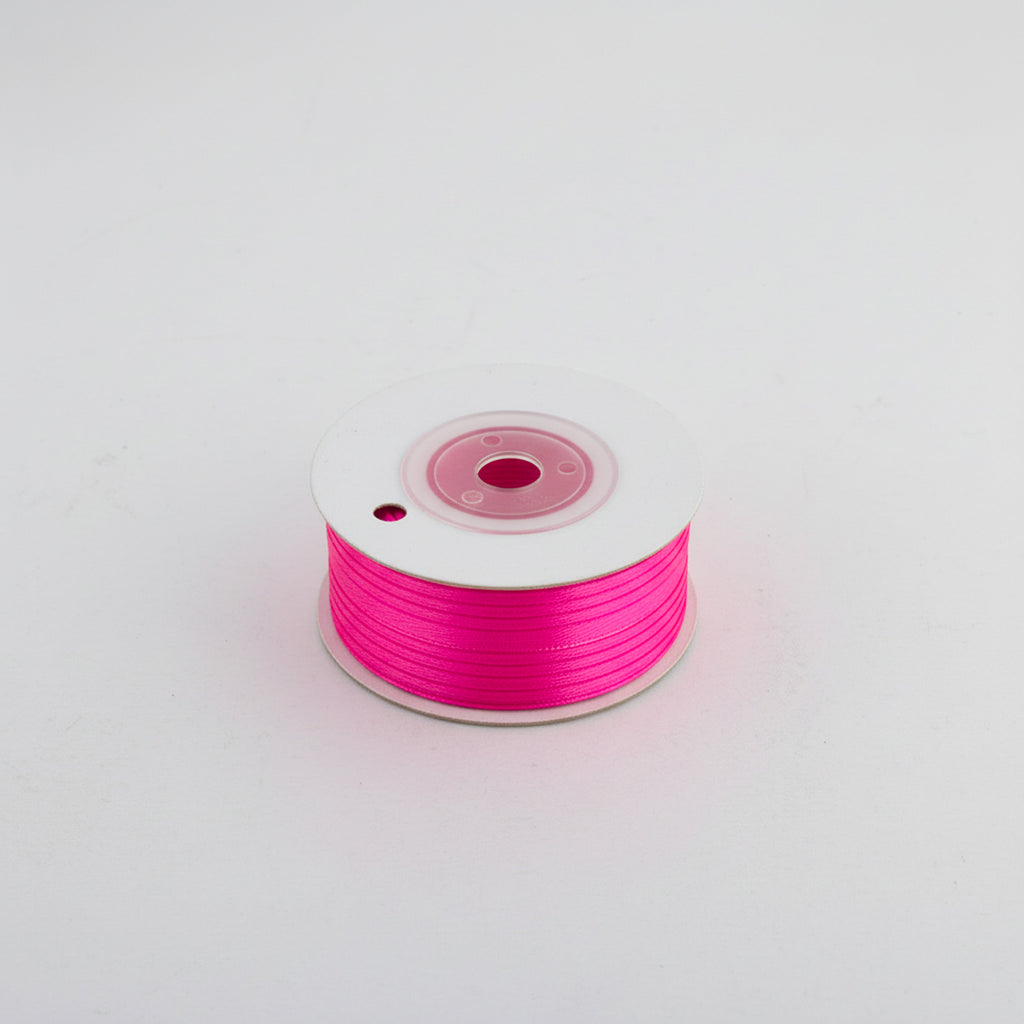 Satin Ribbon 3Mm 60Mtr Hot Pink