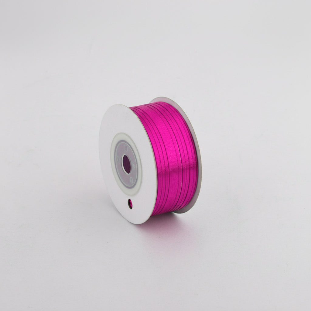 Satin Ribbon 3Mm 60Mtr Hot Pink