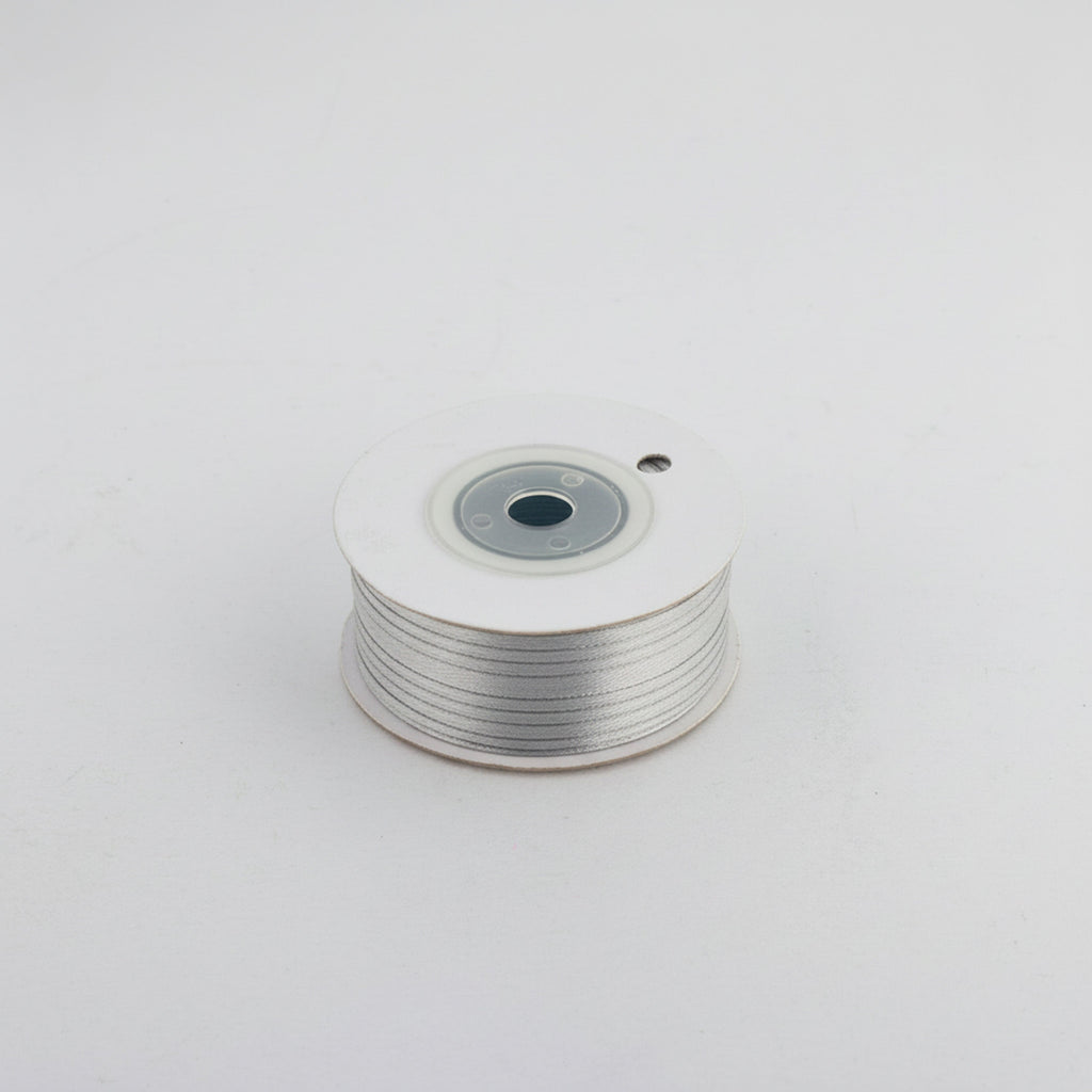 Satin Ribbon 3Mm 60Mtr Silver