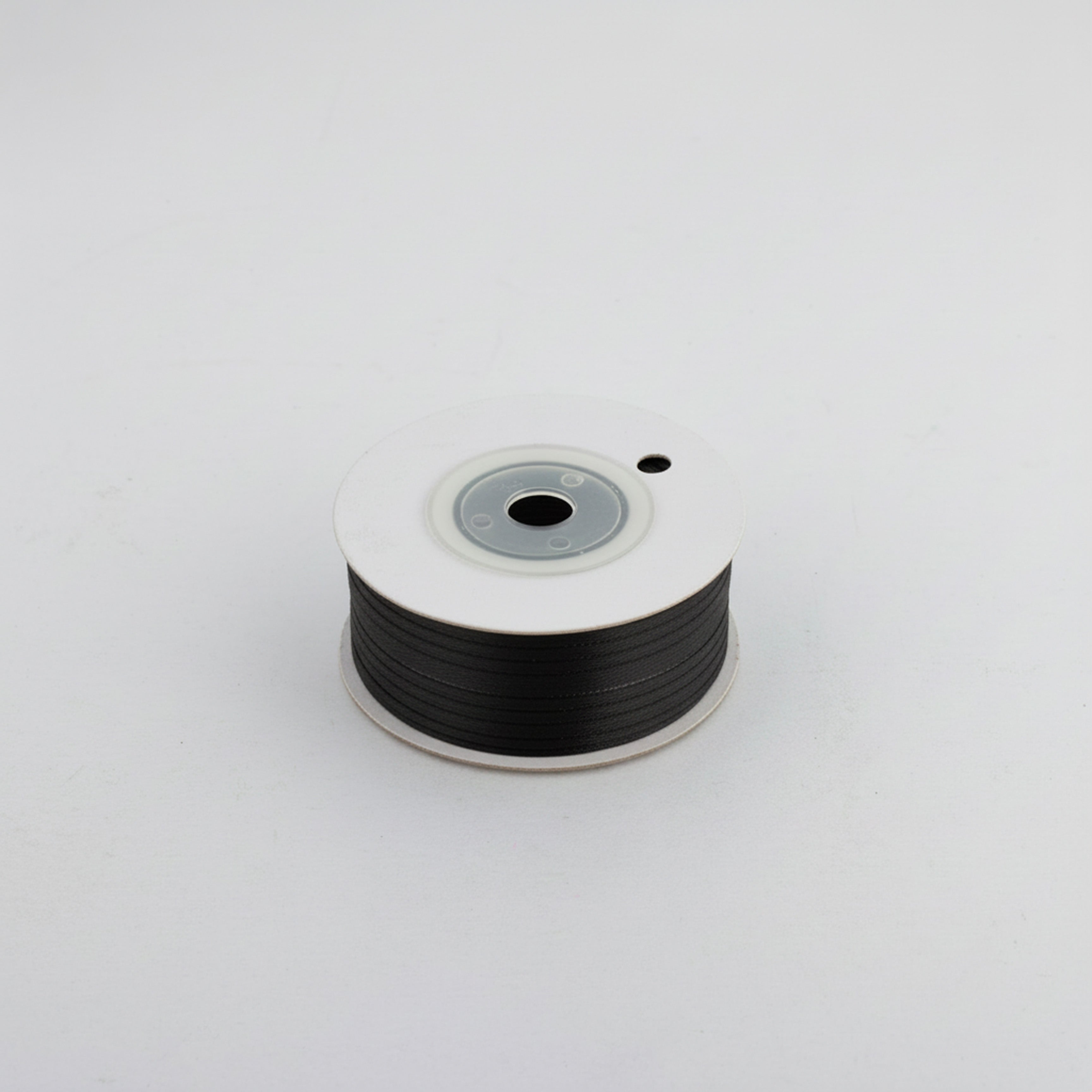 Satin Ribbon 3Mm 60Mtr Black