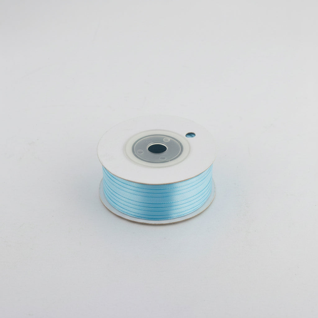 Satin Ribbon 3Mm 60Mtr Baby Blue