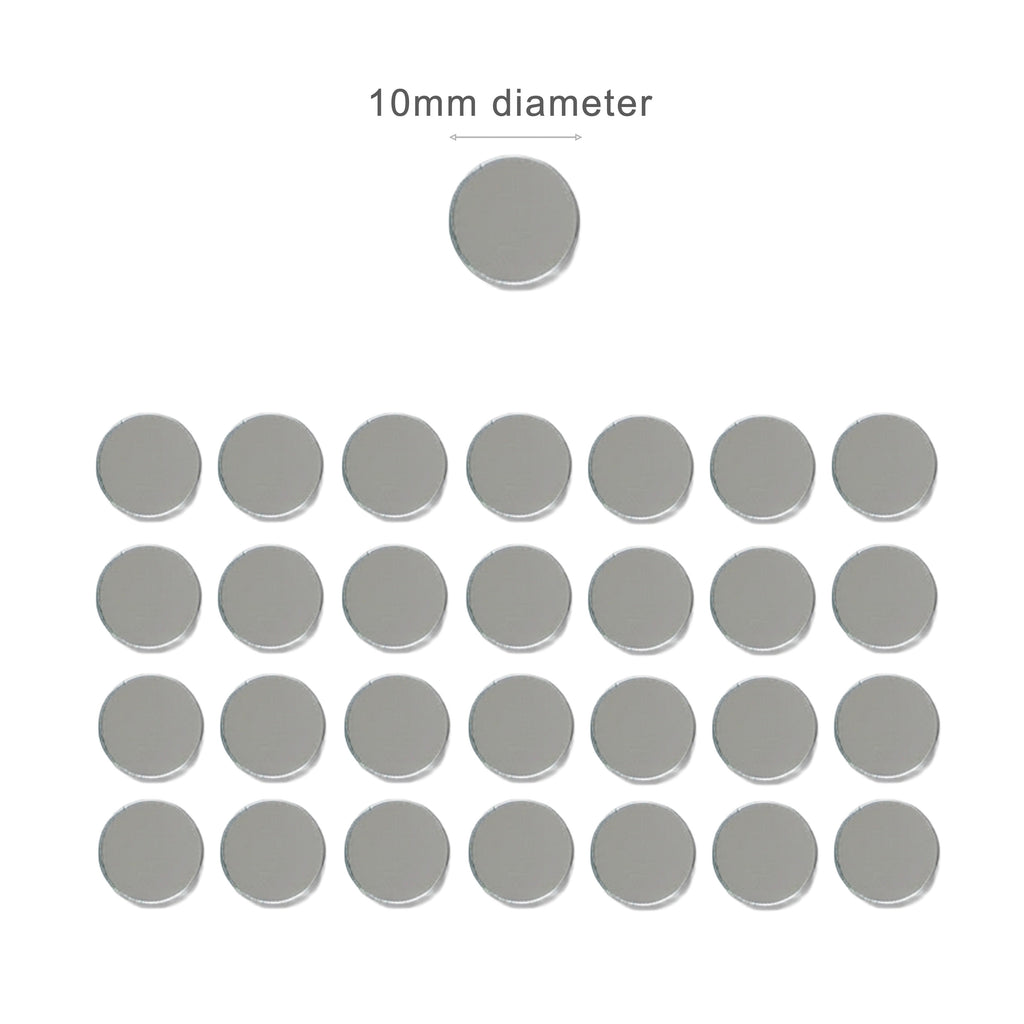 Cut Mirror Round 10Mm 1kg