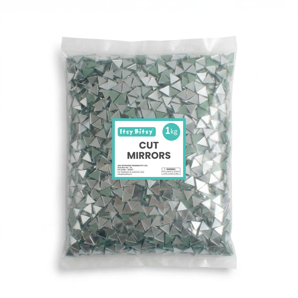 Cut Mirror Triangular 12Mm 1kg