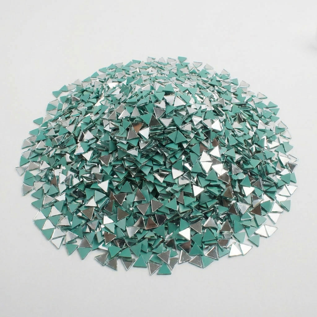 Cut Mirror Triangular 14Mm 1kg