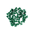 Glass Mosaic Tiles - Green Triangle, 2mm, 30gm