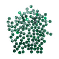 Glass Mosaic Tiles - Green, Round, 2mm, 30gm