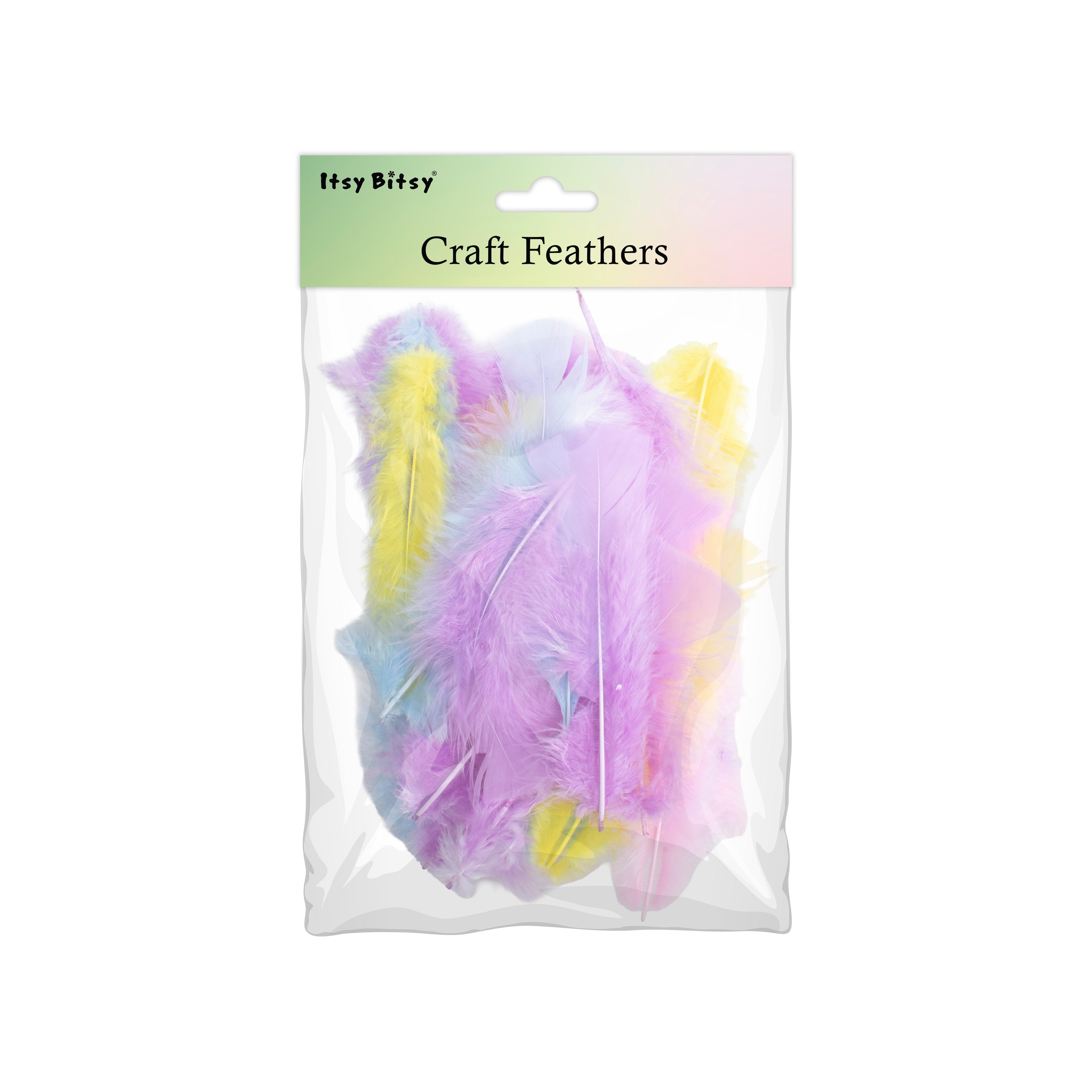 Long Turkey Feathers Pastel 10 to 15cm 16gm