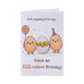 Greeting Card & Envelope Egg-cellent Birthday 4 X 6inch 2pc