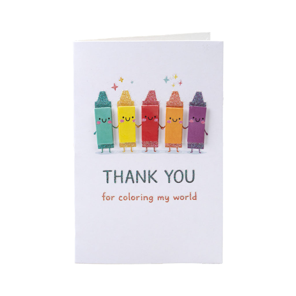 Greeting Card & Envelope Colouring My World 4 X 6inch 2pc