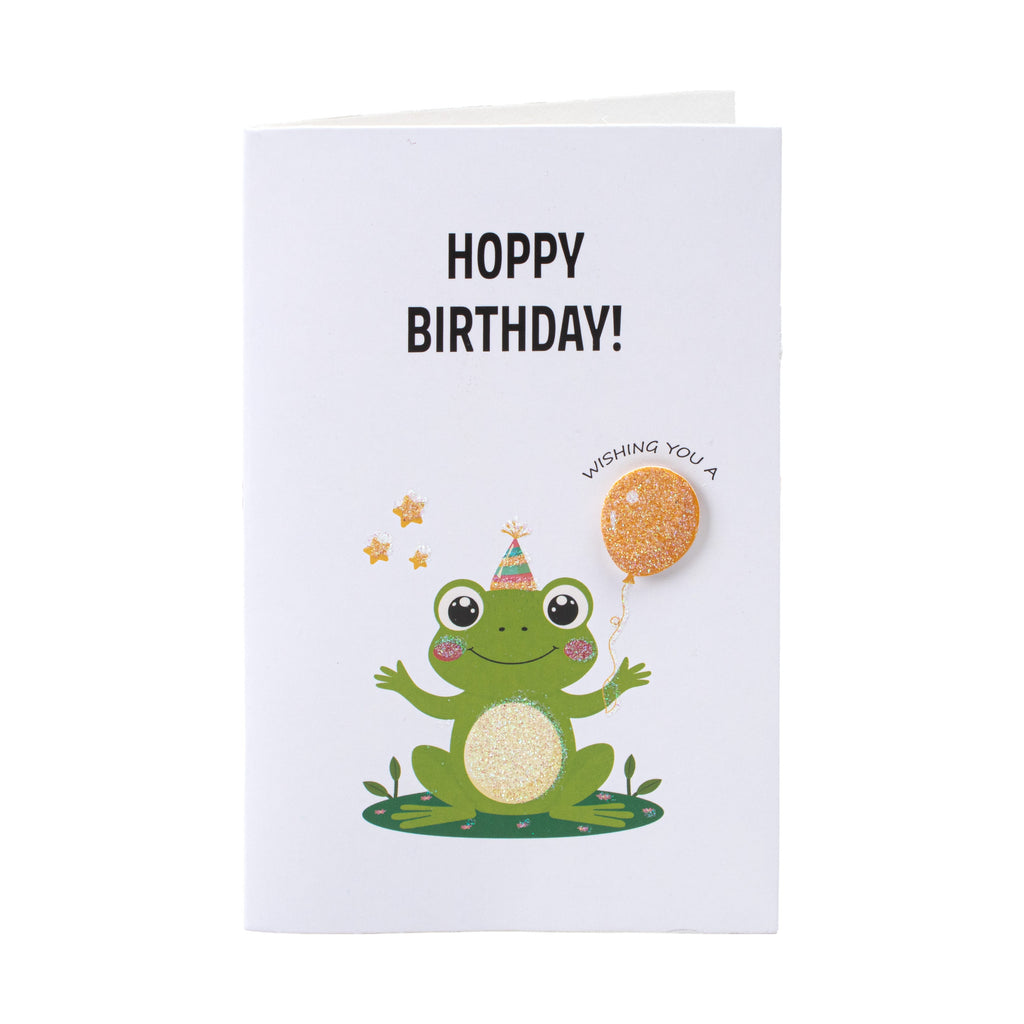 Greeting Card & Envelope Hoppy Birthday 4 X 6inch 2pc