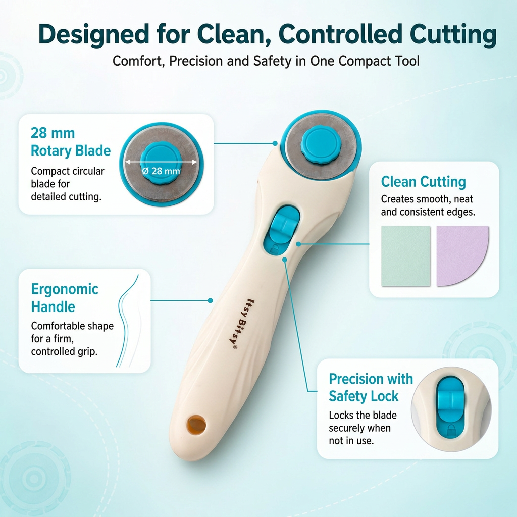 Rotary Cutter Dia 28mm 1pc Blister IB
