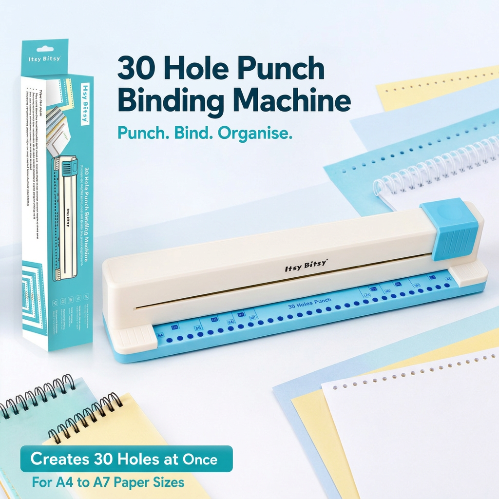 30 Hole Punch Binding Machine 1pc Box IB