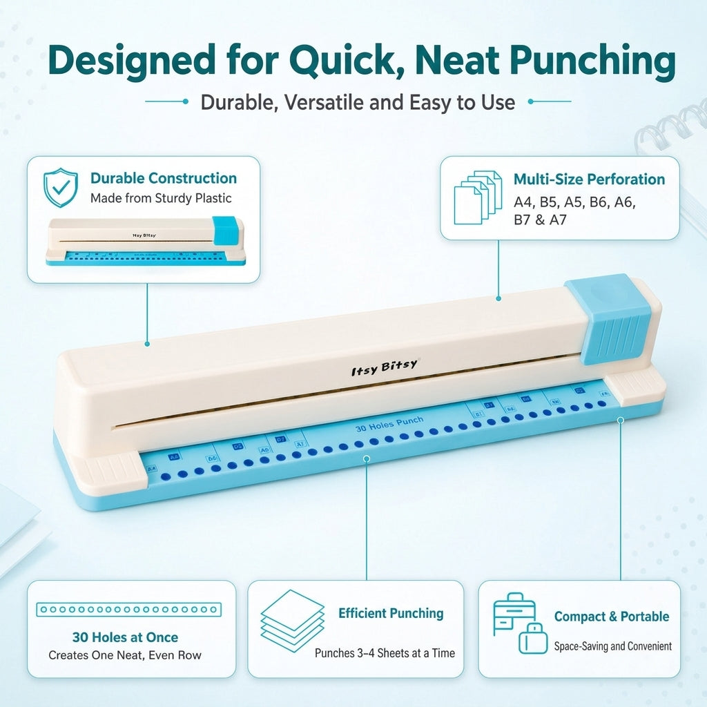 30 Hole Punch Binding Machine 1pc Box IB